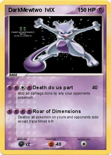 Pokemon DarkMewtwo  lvlX