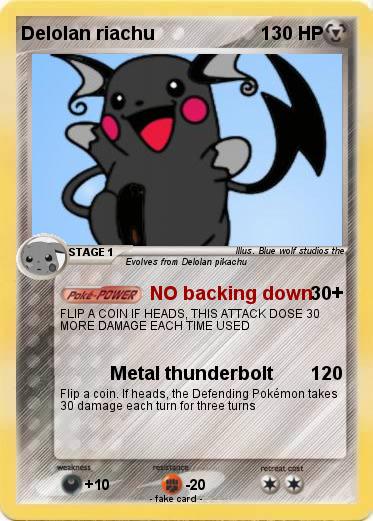 Pokemon Delolan riachu
