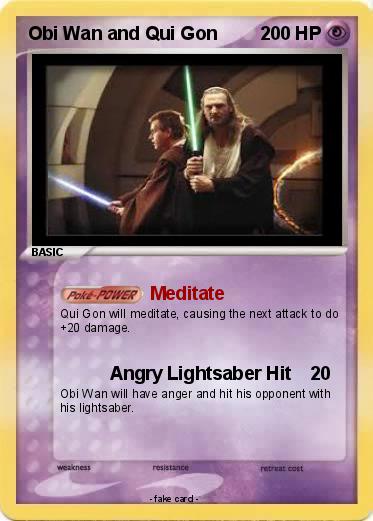 Pokemon Obi Wan and Qui Gon