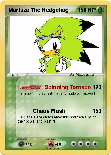 Pokemon Murtaza The Hedgehog
