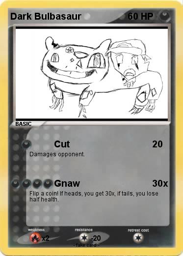 Pokemon Dark Bulbasaur