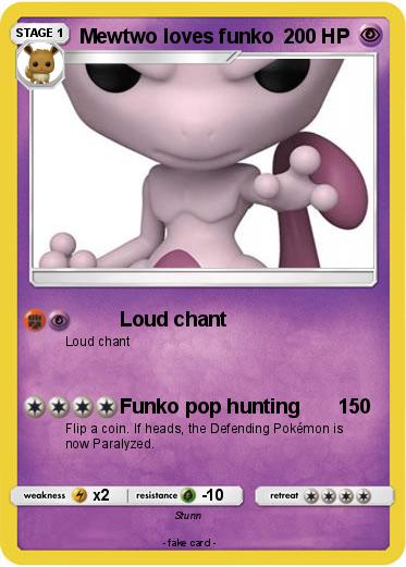 Pokemon Mewtwo loves funko