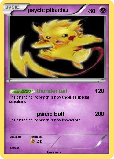 Pokemon psycic pikachu