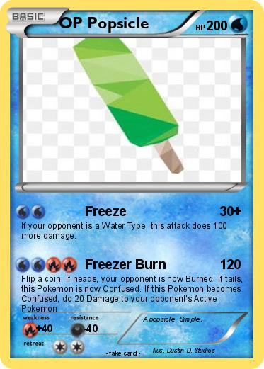 Pokemon OP Popsicle