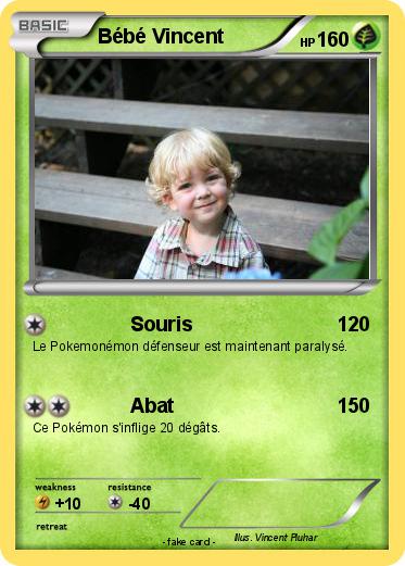 Pokemon Bébé Vincent
