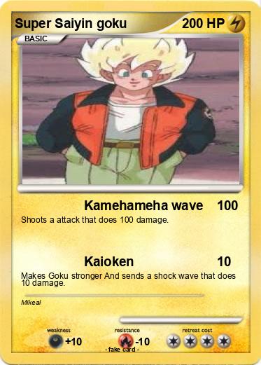 Pokemon Super Saiyin goku