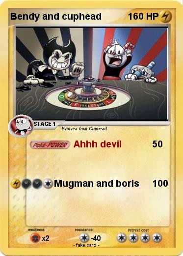 Pokemon Bendy and cuphead