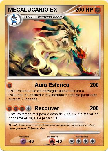 Pokemon MEGALUCARIO EX