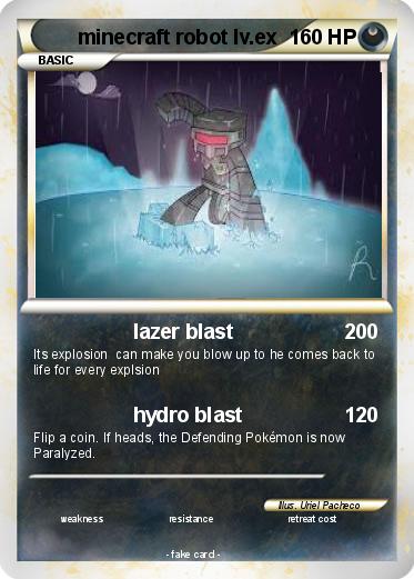 Pokemon minecraft robot lv.ex