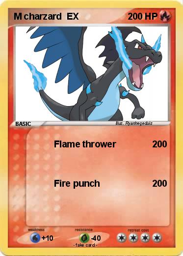 Pokemon M charzard  EX