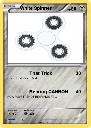 Pokemon White Spinner