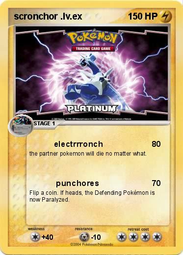 Pokemon scronchor .lv.ex