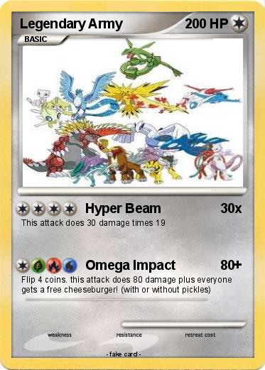 Pokemon Legendary Army