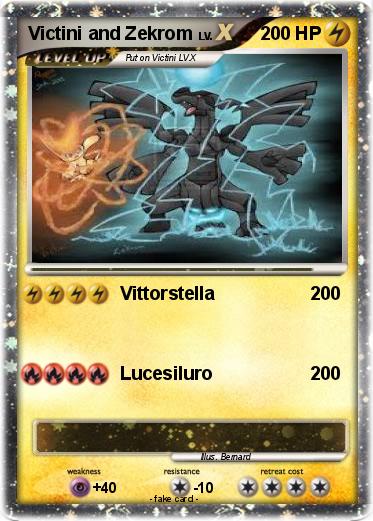 Pokemon Victini and Zekrom
