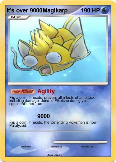Pokemon It’s over 9000Magikarp