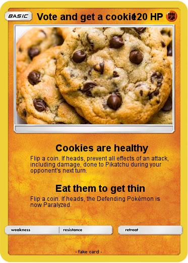 Pokemon Vote and get a cookie