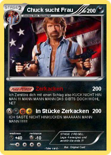 Pokemon Chuck sucht Frau