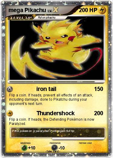 Pokemon mega Pikachu