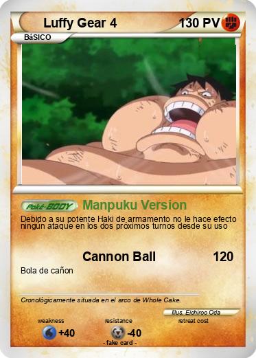 Pokemon Luffy Gear 4