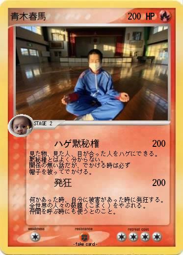 Pokemon 青木春馬