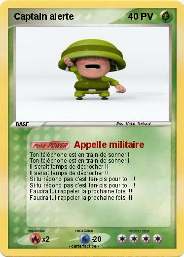 Pokemon Captain alerte