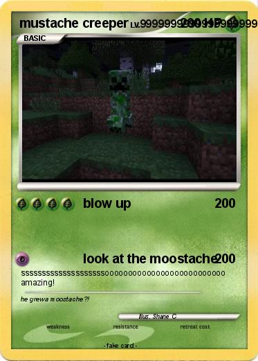 Pokemon mustache creeper
