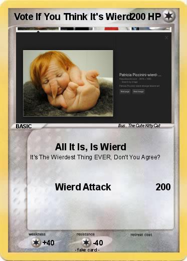 Pokemon Vote If You Think It's Wierd