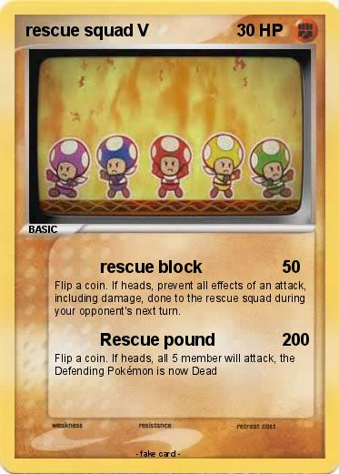 Pokemon rescue squad V