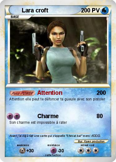 Pokemon Lara croft