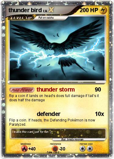 Pokemon thunder bird
