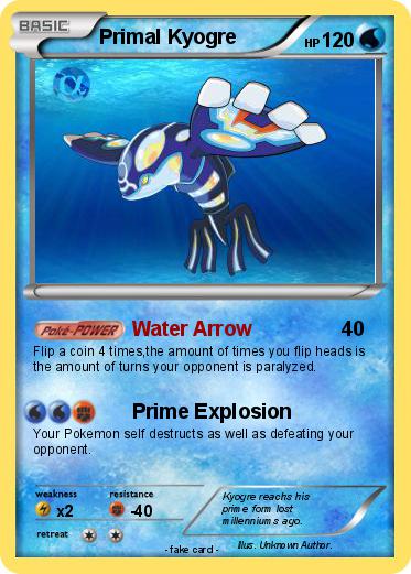 Pokemon Primal Kyogre