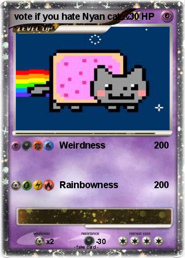 Pokemon vote if you hate Nyan cat