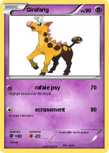 Pokemon Girafarig