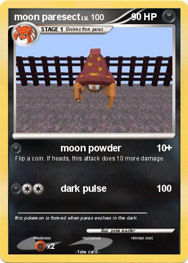 Pokemon moon paresect