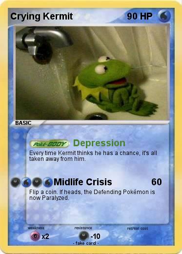 Pokemon Crying Kermit