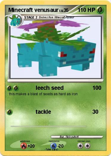 Pokemon Minecraft venusaur