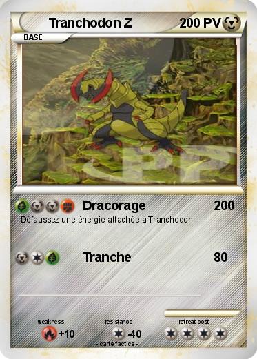 Pokemon Tranchodon Z