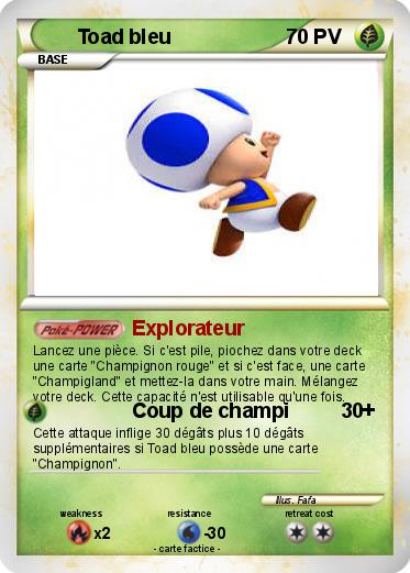 Pokemon Toad bleu