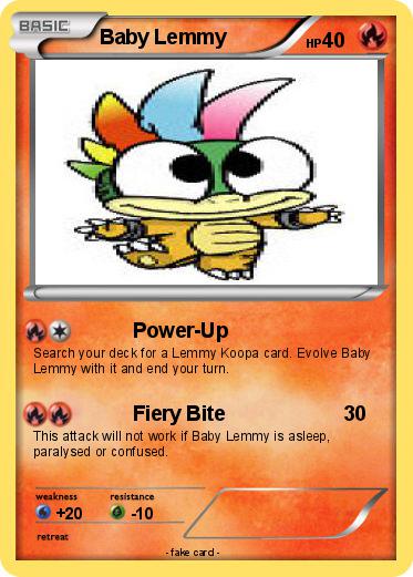 Pokemon Baby Lemmy