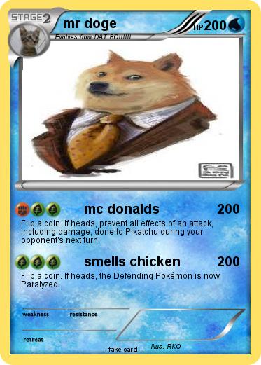 Pokemon mr doge
