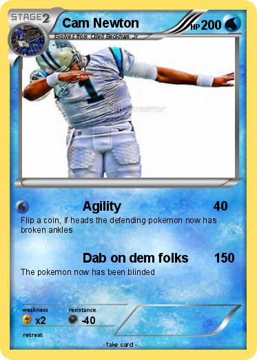 Pokemon Cam Newton