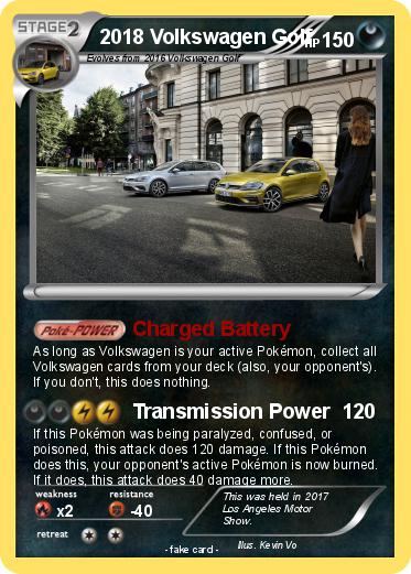 Pokemon 2018 Volkswagen Golf