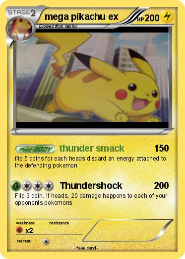 Pokemon mega pikachu ex