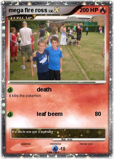 Pokemon mega fire ross