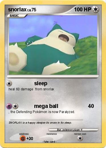 Pokemon snorlax