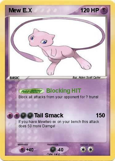 Pokemon Mew E.X