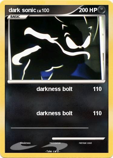Pokemon dark sonic