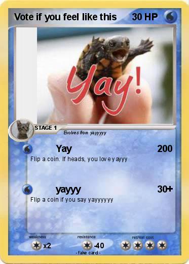 Pokemon Vote if you feel like this