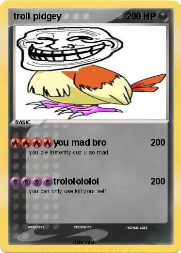 Pokemon troll pidgey