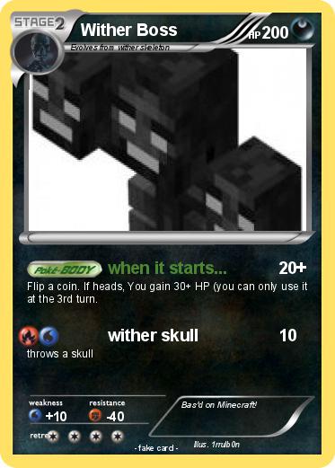 Pokemon Wither Boss